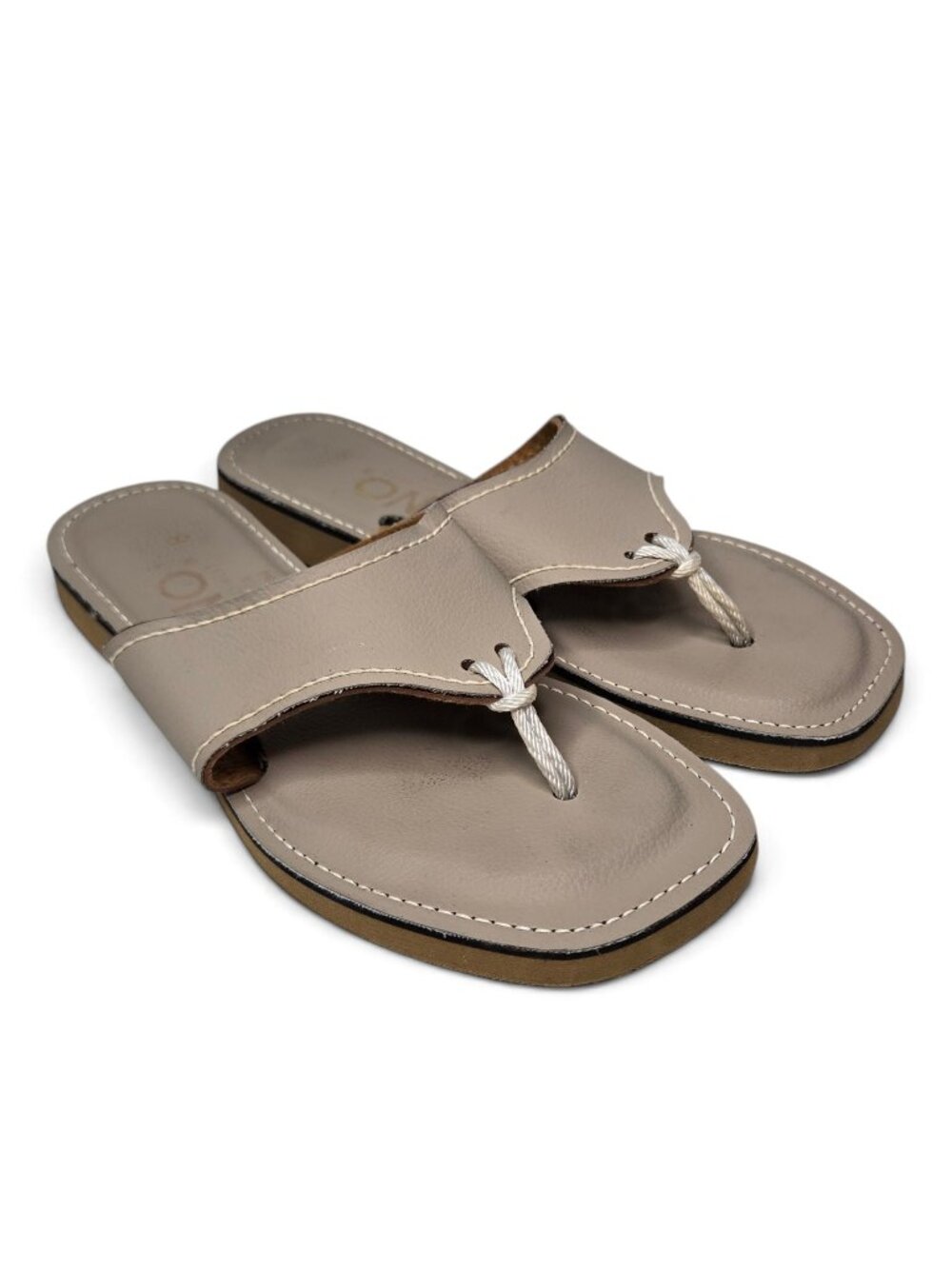 Kino Ladies Lily Flip Flop Thong Sandals Womens Tan Slip On Key West Beach 8